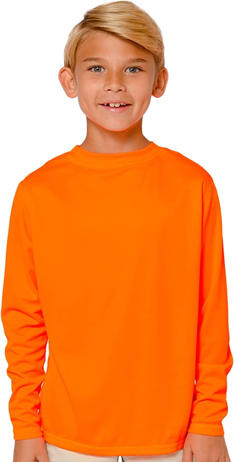 Gelukkig is dat monster optie InGear Swim Shirts for Boys Dry Fit UV Sun Protective Rash Guard Workout  Performance Shirts - Walmart.com