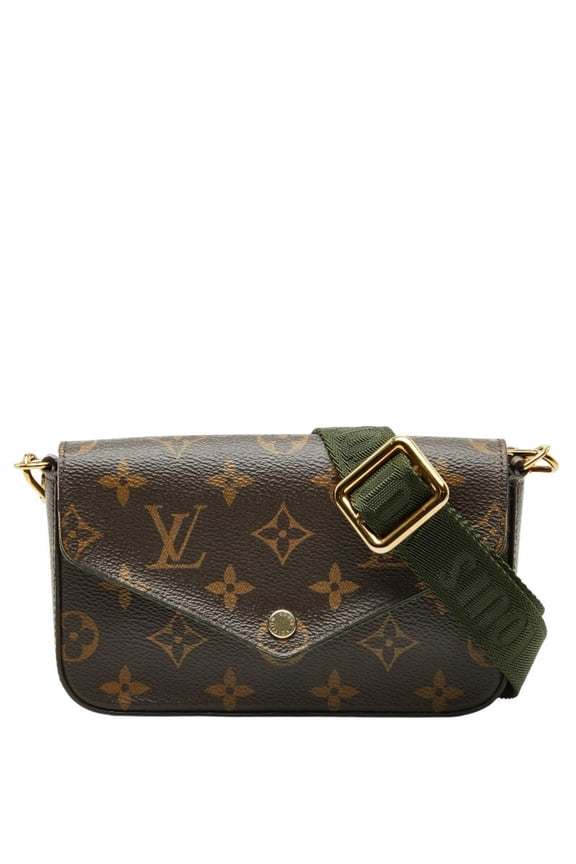 Pre-Owned Louis Vuitton Monogram Multi Pochette Felicie Crossbody Shoulder Bag M80091 Brown...