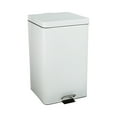 thumbnail image 2 of McKesson Trash Can - White Steel Garbage Bin with Step-On Pedal, 8 gal, 1 Ct, 2 of 10