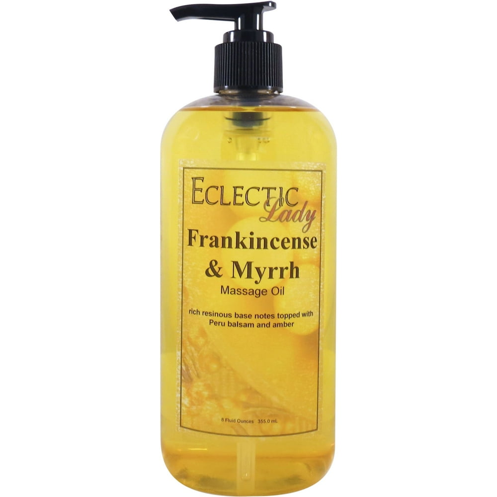 Frankincense And Myrrh Massage Oil, 16 oz
