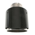 thumbnail image 4 of Punta del Silenciador de Fibra de Carbono Brillante Zulema 63 Mm a 114 Mm Silenciador de la cola del escape del automóvil, 4 of 8