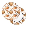 thumbnail image 2 of Gukieu Autumn Harvest Baskets Print Round Chair Cover, Dust-proof and Non-slip Bar Chair Protective Cover, Suitable for Bars, Restaurants, Offices-13 inch, 2 of 7