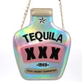 thumbnail image 5 of YOUI-GIFTS Tequila Bottle Shaped Laser Shoulder Handbags,Pu Crossbody Purse for women, 5 of 5