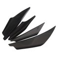 thumbnail image 6 of Walbest 4Pcs/set Universal Car Front Bumper Lip Splitter Black Exterior Soft Rubber Fins Spoiler Canards Kit for Car Body Auto Anti-Collision Strip Decoration Accessories Stickers for Car, 6 of 6