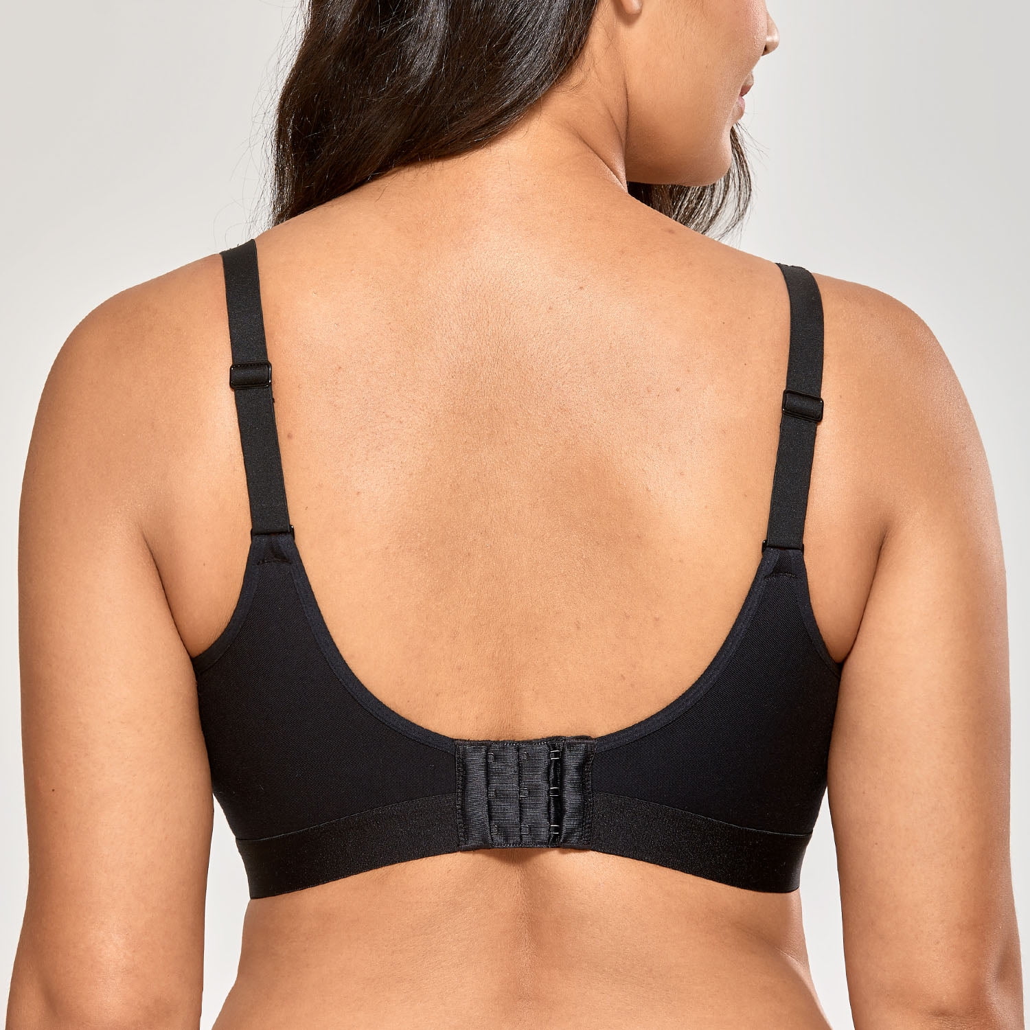 DELIMIRA Women's Wireless Bras Plus Size No Underwire Full Coverage Smooth  Comfortable Unlined Bra