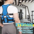 thumbnail image 3 of Aofit Posture Corrector Full Back Support Belt Unisex Compression, Blue, 3 of 6