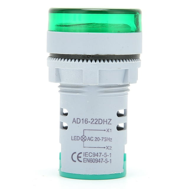 Luz indicadora de FRECUENCIA, AD16-22DHZ DE IDENTIFICACIÓN DEL PANEL DE FRECUENCIA DEL MEDIDOR DE FRECUENDA RETARDANTE DE LLAMA DE ALTO DEL ALTO PARA LA ELECTRICIDAD