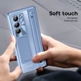 thumbnail image 5 of ELEHOLD Case Samsung Galaxy Z Fold 6,Case with Pen & Pen Holder with Kickstand & Hinge Protection,Protective Case Cover with Screen Protector,Blue, 5 of 8