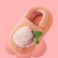 thumbnail image 3 of Boys Girls Cute Cartoon Slippers Kids Plush Warm Winter House Shoes, 3 of 7