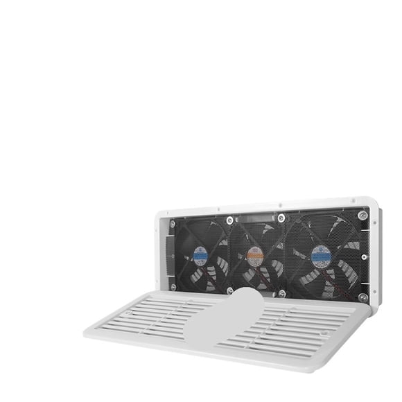 12V RV Ventilation Cooling Fan Caravan Vent and Fan White Air Inlet and Outlet Exhaust Fans