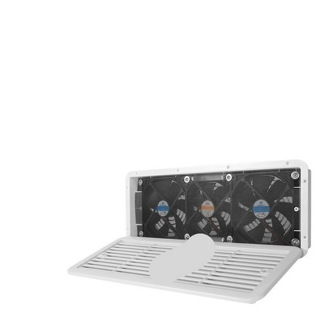 12V RV Ventilation Cooling Fan Caravan Vent and Fan White Air Inlet and Outlet Exhaust Fans