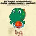 thumbnail image 1 of Aro De Baloncesto Aro De Baloncesto Baloncesto Juego de aros de baloncesto para bebés y niños, juguetes de tablero trasero de baloncesto para interiores (dinosaurio), 1 of 3