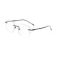 thumbnail image 4 of Gafas para ojos, gafas elegantes, informales, sin montura, para festivales, fiestas, vacaciones, ocio Negro, 4 of 7
