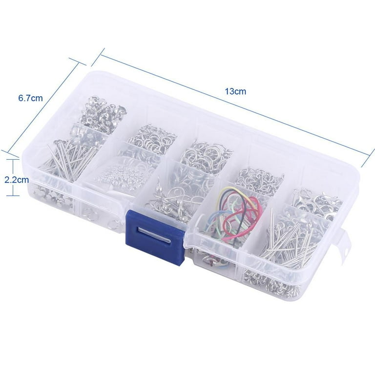 EECOO Jewelry Making Kits Set Head Pins Chain Beads Craft Accessories With  Box Jewelry Findings Craft Making Supplies
