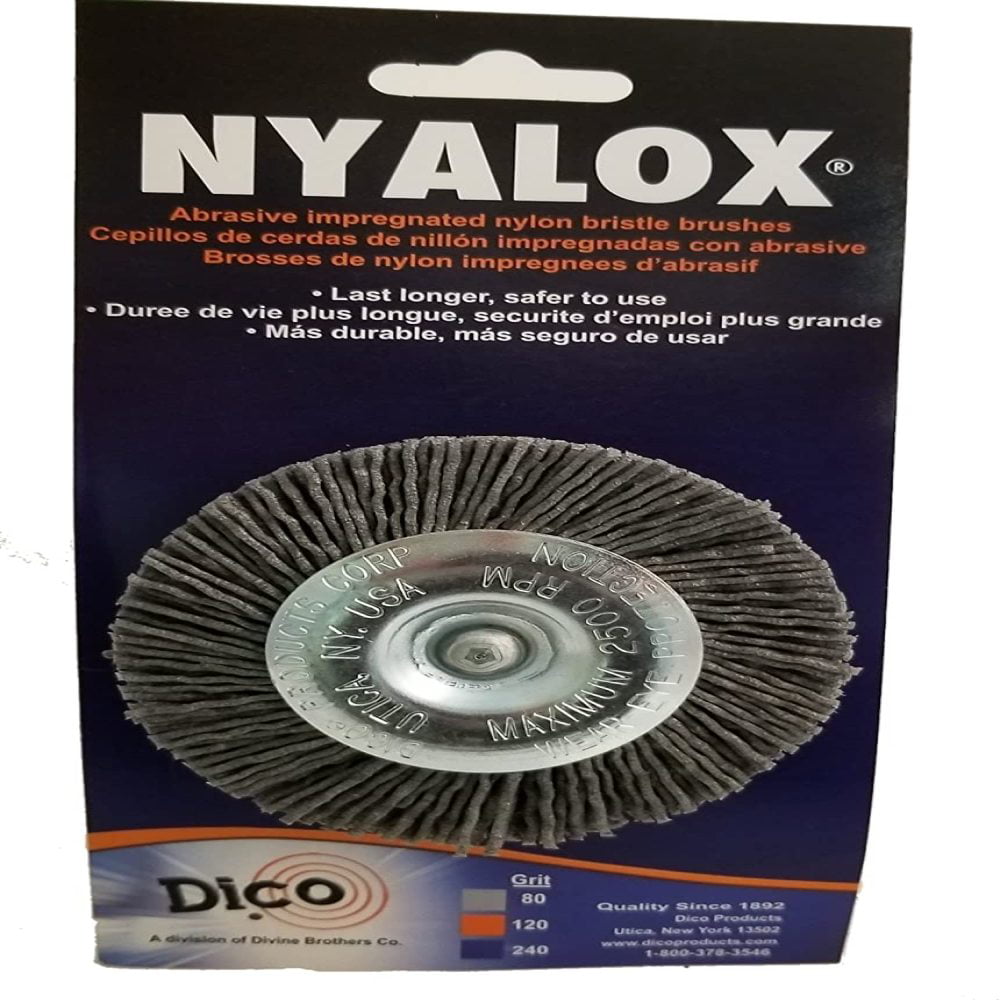 Dico 541-774-21/2 Nyalox Cup Brush 21/2-Inch Grey 80 Grit 