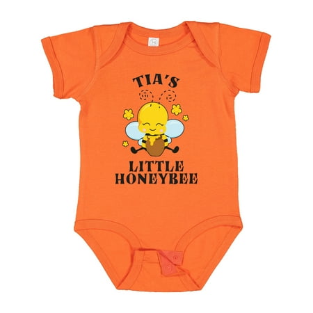 

Inktastic Cute Bee Tia s Little Honeybee with Stars Gift Baby Boy or Baby Girl Bodysuit