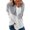 Grey, variant on Tiqkatyck Women Summer Tops Clearance, Woman's Casual Stitching Contrast Color Long Sleeve Pullover Tops, Sweatshirt for Women, Tops for Women Trendy, Casual Tops for Women Black L