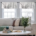 thumbnail image 4 of LALILO Kitchen Curtain Valance Doodles Guitar Coloring Book Rod Pocket Window Curtain 52"x 18" Set of 2, 4 of 5