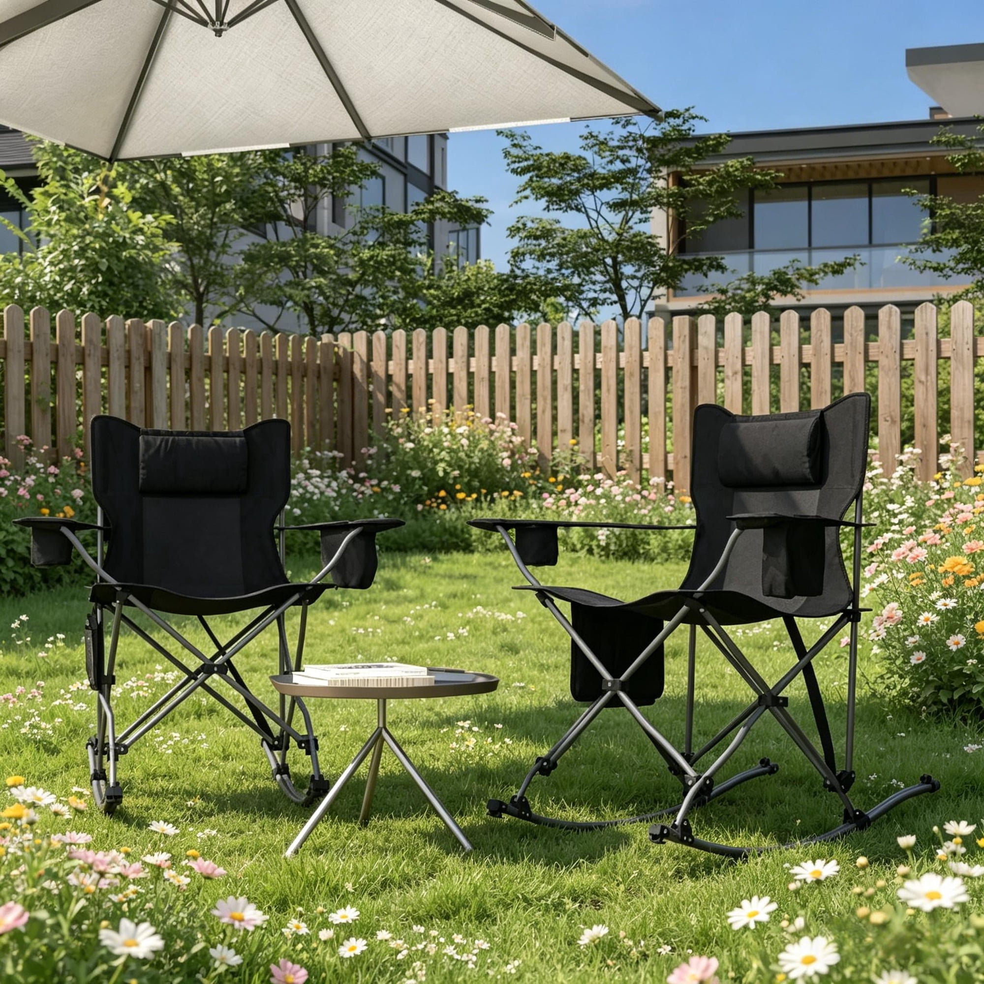 set of 2 rocking camping product