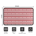 thumbnail image 5 of Red Christmas Striped Pattern (2) Door Rugs,Washable Non Slip Door Mats Indoor,Decorative Door Mats,Entry Mat Indoor for Entrance,Bedroom,Kitchen,Bathroom,30"x17", 5 of 6