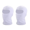 thumbnail image 1 of 2X Outdoor Full Face Mask Thin Motorcycle Cycling Mask White, 1 of 8