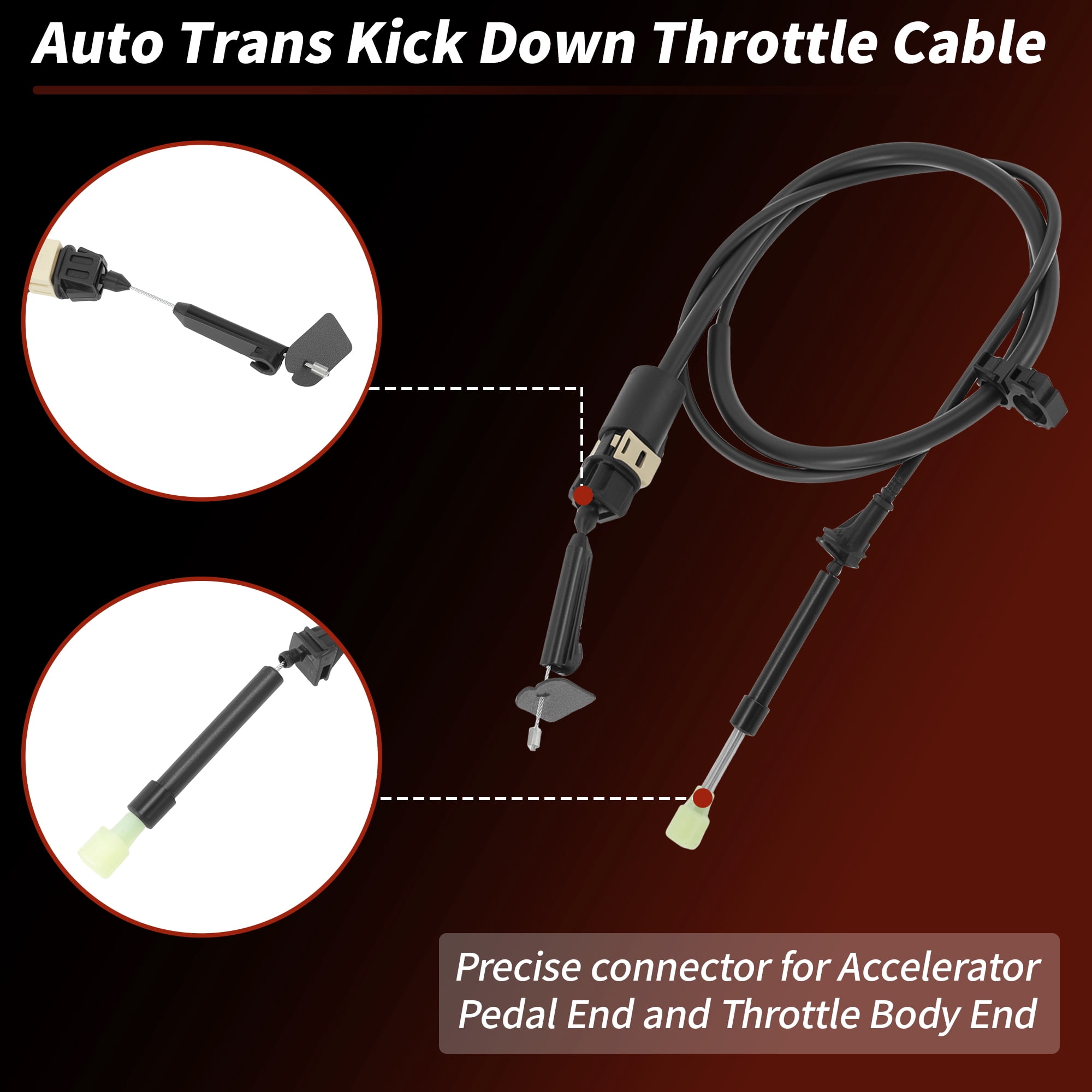 Unique Bargains Throttle Valve Cable for Ram 2500 and 3500 Models from 1998 to 2004