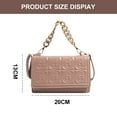 thumbnail image 2 of Classic satchel handbag female Messenger bag fashion One shoulder purse chain bag - khaki, 2 of 6