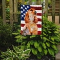 thumbnail image 2 of Carolines Treasures BB9706GF Cocker Spaniel Patriotic Flag Garden Size  Small multicolor, 2 of 3