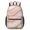Pink and Gold Marble Pattern, variant on Purple and Gold Marble Pattern 17" Waterproof Oxford School Backpacks for Teens, S-Shape Padded Straps, for School, Travel, Hiking, Camping