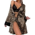 thumbnail image 4 of Women's Satin 2 Piece Robe and Nightgown Set, 4 of 7