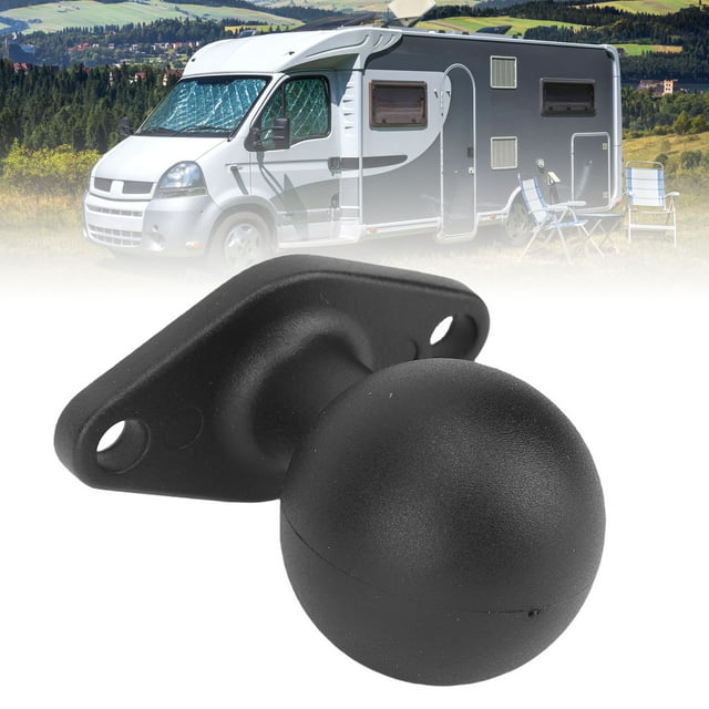 Base Ball Base Fit for Aluminum Alloy Rubber 1.5 Inch Ball Mount with Plate