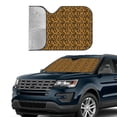 thumbnail image 2 of Yiaed Snake Skin Print Car Windshield Sunshade Front Auto Car Front Window Sun Shade Foldable Sun Visor Shield Cover Auto Accessories for Sedan SUV Truck-Small, 2 of 5