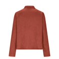 thumbnail image 3 of IMENGL Veste Zippée Décontractée en Suède à Manches Longues, Rouge m, Taille M-TG, 3 of 5