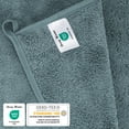thumbnail image 4 of Jessy Home 4 Pack Oversized Bath Sheet Towels 700 GSM Ultra Soft Dark Green Bath Towel Set, 4 of 8