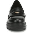 thumbnail image 3 of Naturalizer Women's Lumos Platform Penny Loafer Black Leather 10M, 3 of 6