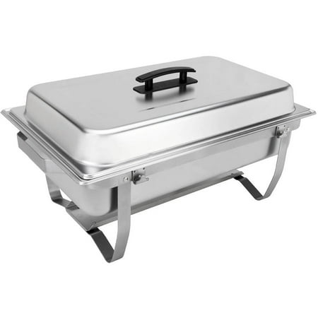 Sterno Products 70153 Foldable Frame Buffet Chafer Set, 8-Quart
