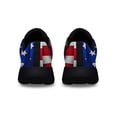 thumbnail image 4 of Shih Tzu Dog American flag Shoes Sneakers Black Size 10, 4 of 7