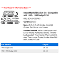 thumbnail image 2 of Intake Manifold Gasket Set - Compatible with 1992 - 1993 Dodge D250, 2 of 2