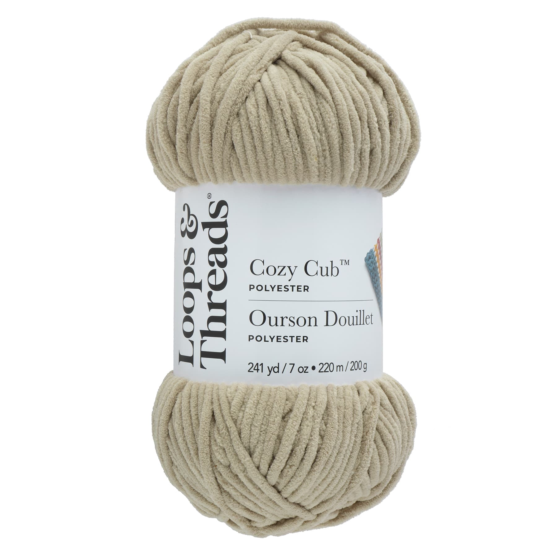 Big Twist Cozy Cub Yarn - Super Bulky (6) 100% Polyester Chenille Yarn, Soft & Plush for Knitting & Crochet Blankets, Hats, Scarves & Crafts, 241 yd / 7 oz Skein, 6 Pack