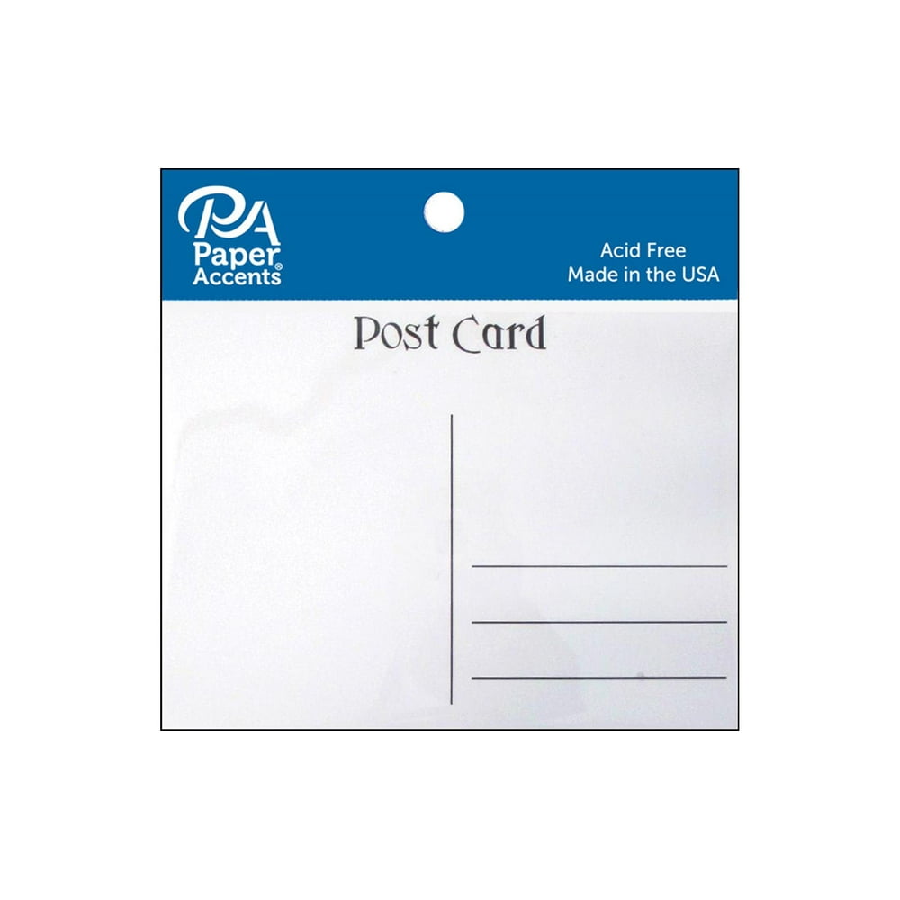 Post Cards 4.25x5.5 25pc White