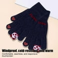 thumbnail image 5 of Nkmbld Winter Heated Gloves for Men Women, Cute Pandas Fleece-Lined Thick Gloves Winter Warm Gloves Windproof and Cold-Resistance Touchscreen Gloves, 5 of 8