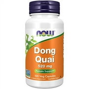 NOW Supplements, Dong Quai (Angelica sinensis) 520 mg, Female Support*, 100 Veg Capsules