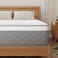 thumbnail image 5 of Mokiiya 12 inch Queen Mattress Gel Memory Foam Pocket Innerspring Hybrid Mattress In a Box Medium Firm, Pressure Relief, 5 of 7