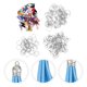thumbnail image 5 of GOOHOCHY 1 juego de llaveros DIY colgantes con borlas coloridas, suministros creativos para hacer llaveros., 5 of 8