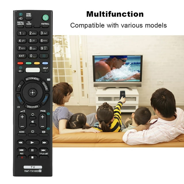 Replacement Remote Control, Smart TV Remote For RMT-TX100D RMT-TX101J RMT-TX102U RMT-TX102D RMT-TX101D