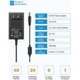thumbnail image 2 of 12 power supply 12 volt 3 36 / adapter 12 power cord 2.5 2 to converter with 5.52.5 tip for baby bottle warmer 3 printer camera wireless router, 2 pack, 2 of 4