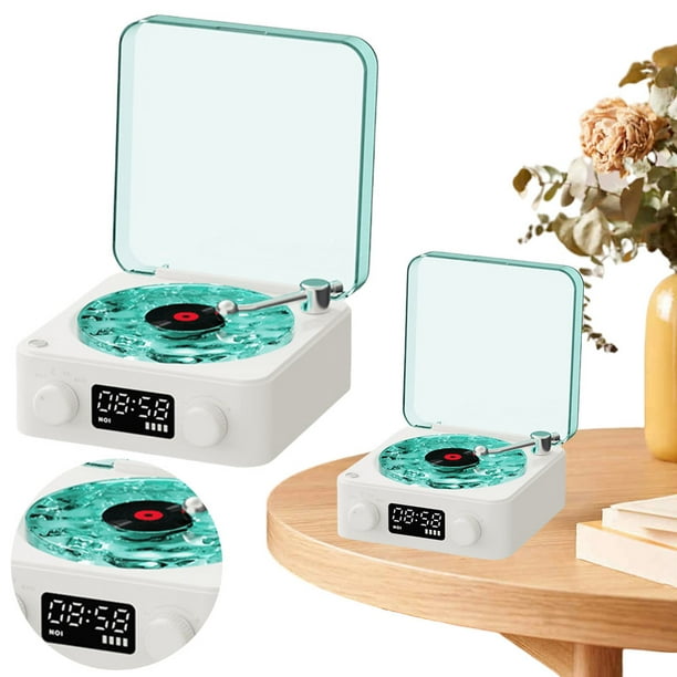 Mini Altavoz Retro Ruido Blanco Inalámbrico Grabación Audio Altavoz Ambiental (azul)
