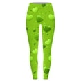 thumbnail image 4 of hotojiny Women St. Patrick's Day Leggings Spring Fashion Workout Yoga Pant Casual High Waisted Running Athletic Pants, 4 of 5