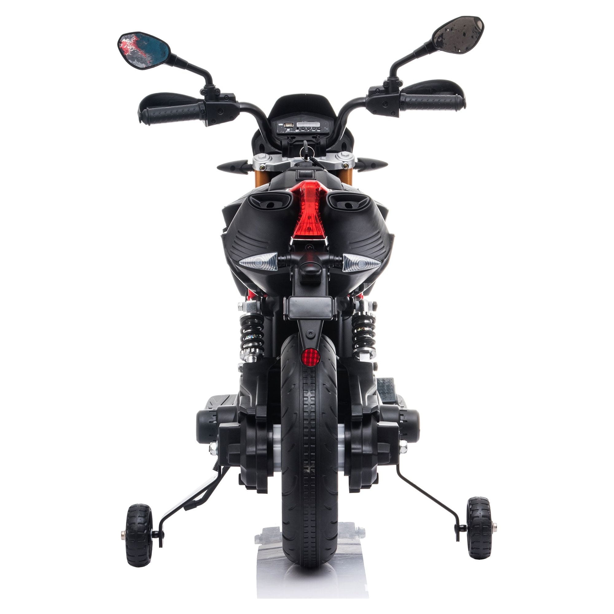 Private Jungle Kids Electric Battery-Powered Ride On Motorcycle, 12 V 4 Wheels Ride On Car for Childern, Black Private Jungle Kids Electric Battery-Powered Ride On Motorcycle, 12 V 4 Wheels Ride On Car for Childern, Black