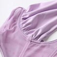 thumbnail image 4 of Gibobby Tirantes para mujer Moda sin mangas Ahueca hacia fuera Top Escote irregular Corsé de espina de pescado Chaleco(Morado,M), 4 of 5